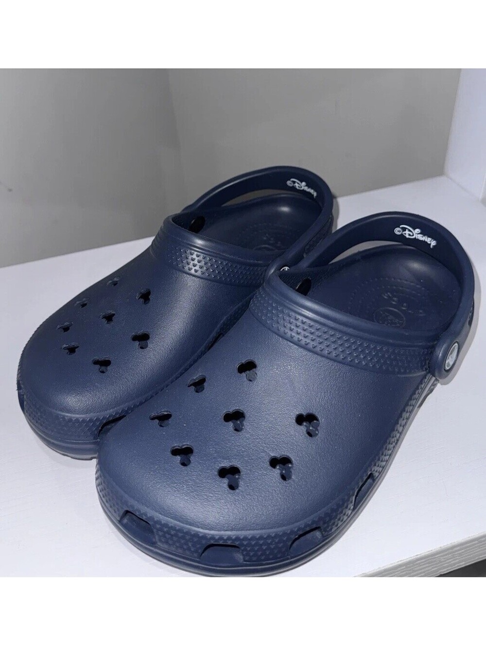 Disney Mickey Mouse Crocs - Mickey Icons - Disney Logo - Men’s 6 Women’s 8 NWOT